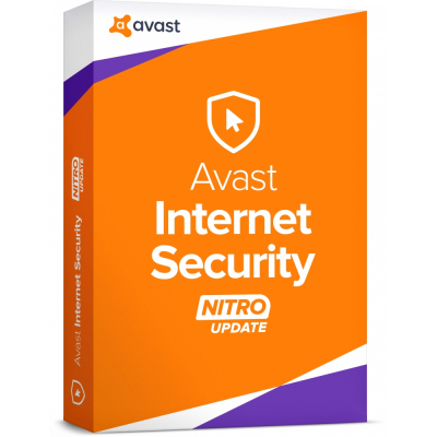 Avast Internet Security , obnova 1 licence na 1 rok                    