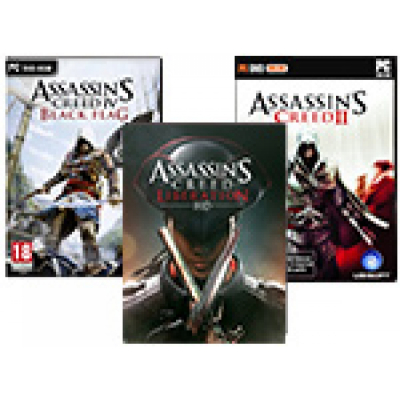 Assassins Creed 2 + Liberation + Black Flag                     