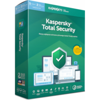 Kaspersky Total Security multi-device CZ, obnova licence pro 5 zařízení 1 rok                    