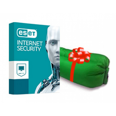 ESET Internet Security, licence na 1 rok, 1 PC, BOX + Lazybag                    