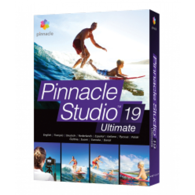 Pinnacle Studio 19 Ultimate + Corel zelené plátno pro Chomakey efekty                     