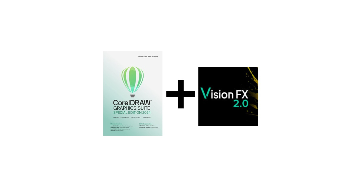 CorelDRAW Graphics Suite Special Edition CZ 2024 + Vision FX 2.0 (PU ...