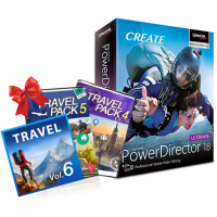 CyberLink PowerDirector 18 Ultimate + cestovatelská edice