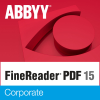 ABBYY FineReader PDF 15 Corporate, licence na 3 roky