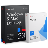 ATLAS.ti 23, License Win/Mac + web, předplatné na 1 rok