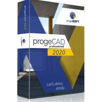 ProgeCAD  Professional 2020 CZ, single licence, ESD
