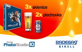 Zdarma pivo a sklenice Radegast BIRELL
