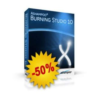 50% sleva na Ashampoo Burning Studio 10