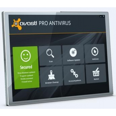 Avast Pro Antivirus 8, 3 licence na 1 rok                    