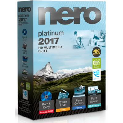 Nero 2017 Platinum, CZ elektronicky                    