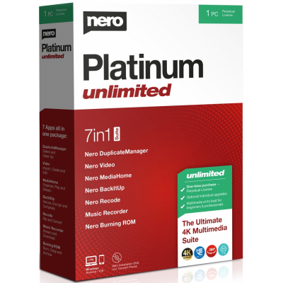 Nero Platinum Unlimited, BOX                    