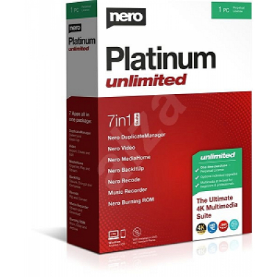 Nero Platinum Unlimited, Elektronická licence                    