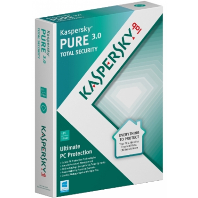 Kaspersky PURE 3.0, 3 licence na 1 rok                    