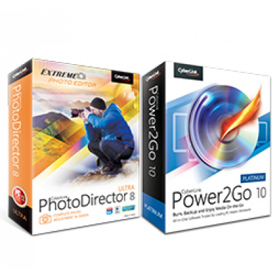 CyberLink PhotoDirector 8 Ultra + Power2Go 10 Platinum                    