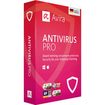 Avira Antivirus Pro 2017, obnova 2 PC, 3 roky                    