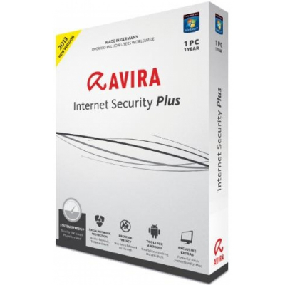 Avira Internet Security Plus 2013, licence na 1 rok, 1PC                    