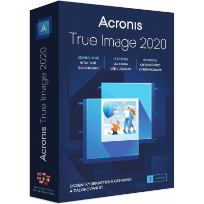 Acronis True Image 2018 pro 1 počítač, CZ ESD                    
