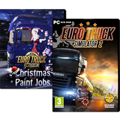 Euro Truck Simulator 2 + Christmas Paint Jobs Pack                    