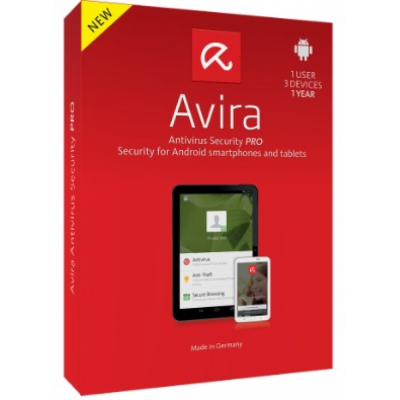 Avira Antivirus PRO for Android 2 uživatelé, 1 rok                    