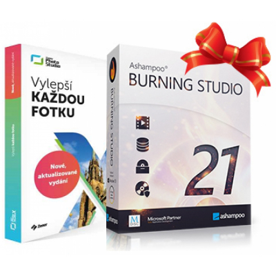 Zoner Photo Studio X, licence na 1 rok pro 1 uživatele + Ashampoo Burning Studio 21                    