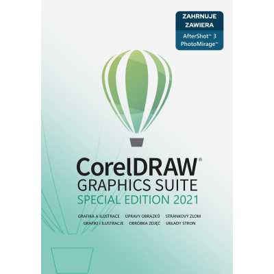 CorelDRAW Graphics Suite Special Edition CZ 2021, BOX                    