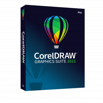 CorelDRAW Graphics Suite 2021, MAC, EDU, 1 uživatel, ESD                    