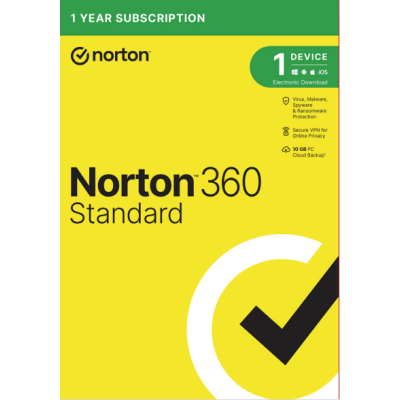 Norton 360 Standard, 1 zařízení, 1 rok                    