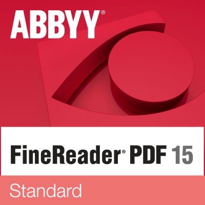 ABBYY FineReader PDF 15 Standard, Per Seat, 5-10 licencí, upgrade, ESD                    
