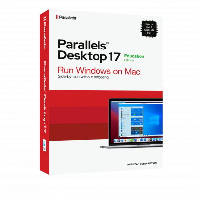 Parallels Desktop 17 Standard Mac, EDU,1 rok BOX                    