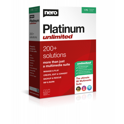 Nero Platinum Suite 2022, Elektronická licence                    