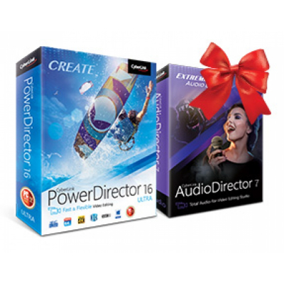CyberLink PowerDirector 16 Ultra + AudioDirector 7 Ultra                    