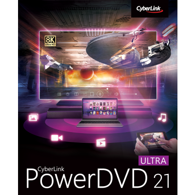 Cyberlink Power DVD 21 Ultra, upgrade z předchozích verzí                    