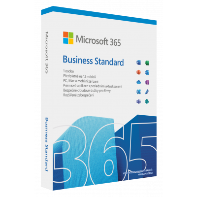 Microsoft 365 Business Standard, pro malé i velké podniky(bez Teams)                    