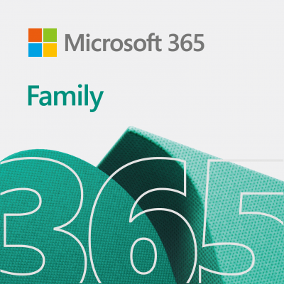 Microsoft 365 pro rodiny, předplatné na 1 rok, ML, ESD                    