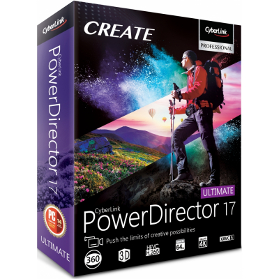 CyberLink PowerDirector 17 Ultimate, upgrade z verze 10-16                    