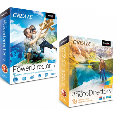 CyberLink PowerDirector 17 Ultra + PhotoDirector 9 Deluxe                    