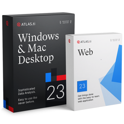ATLAS.ti 23, License Win/Mac + web, předplatné na 1 rok                    