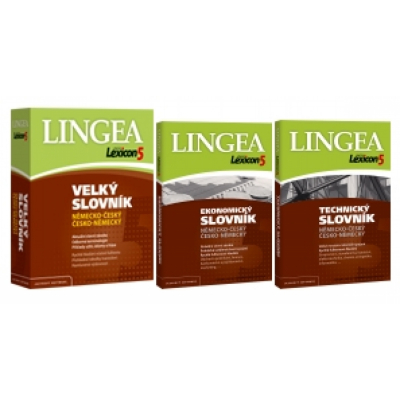 Lingea Lexicon 5 Německý velký + ekonomický + technický slovník                    