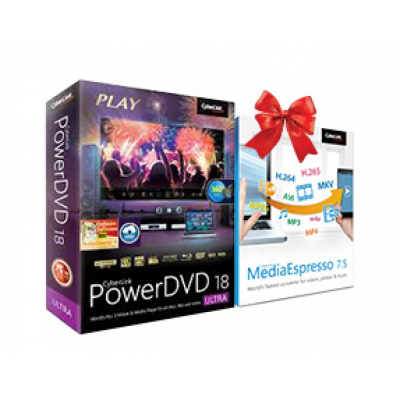 Cyberlink Power DVD 18 Ultra + MediaEspresso 7.5                    