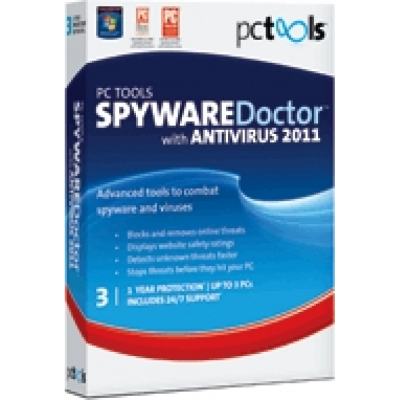 Spyware Doctor 2011 with AntiVirus - ochrana až na 3 PC                    