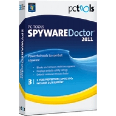 Spyware Doctor 2011 - ochrana až na 3 PC BOX                    