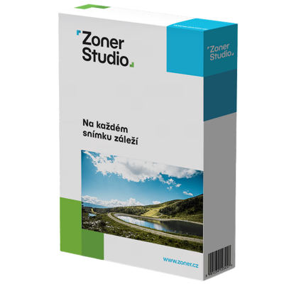 Zoner Studio, licence na 1 rok s rodinným rozšířením (1 domácnost)                    