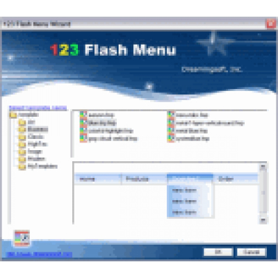 123 Flash Menu                    