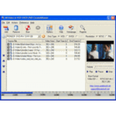 All Video to VCD SVCD DVD Creator &amp; Burner                    