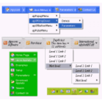 Apycom Java Menus and Buttons
