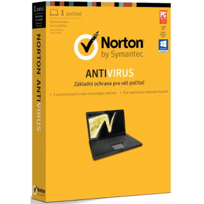 Norton Antivirus 2013 CZ, 1 uživatel 1 rok Upgrade ESD                    