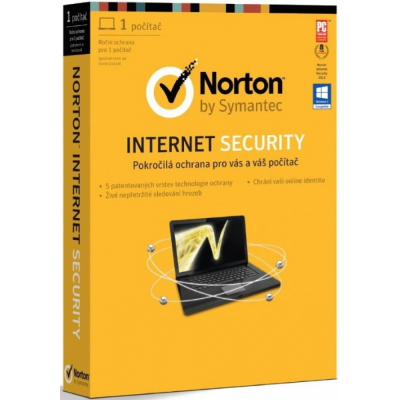 Norton Internet Security 2013 CZ, 1 uživatel 1 rok Upgrade                    