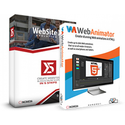WebSite X5 Evolution 13 + WebAnimator                    