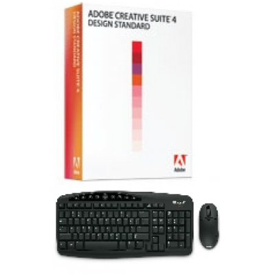 Adobe Creative Suite 4 Design Standard Win CZ + MS Wireless Optical Desktop 700 USB                    