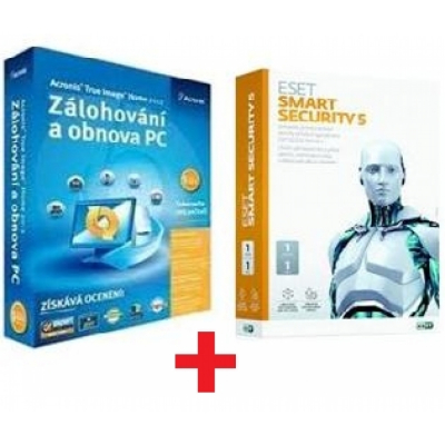 Acronis True Image Home 2012 CZE, ESD + ESET Smart Security 5                    